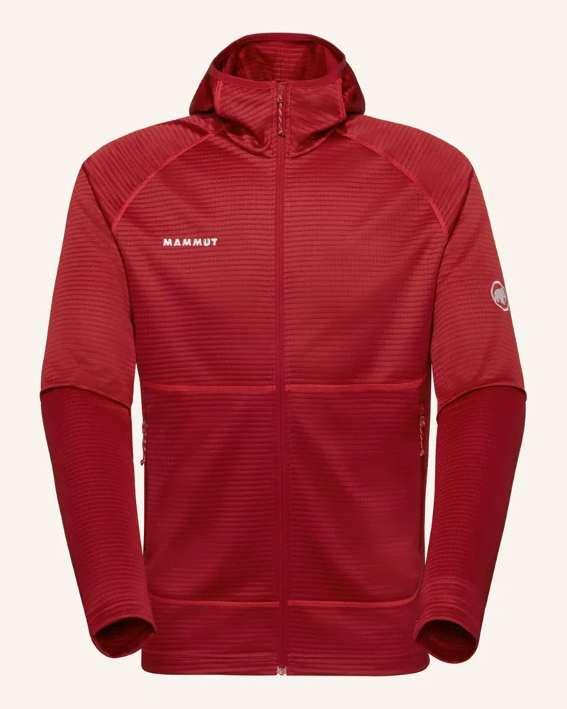 Mammut Crag Ml Hooded Jacket Men rot Rot