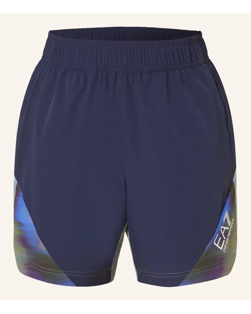 EA7 Tennisshorts PRO Blau