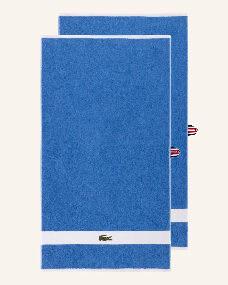 Lacoste Handtuch LCASUAL Hellblau