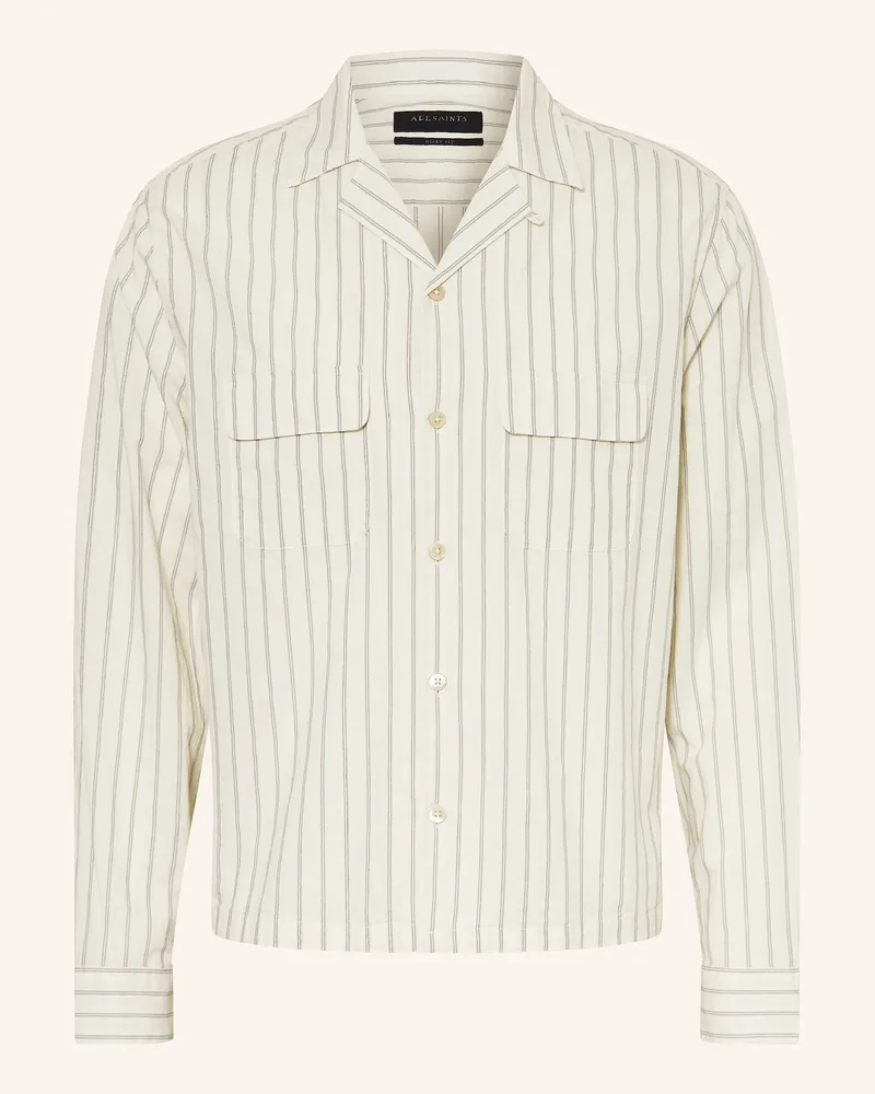 AllSaints Hemd STANLEY Boxy Fit Weiss