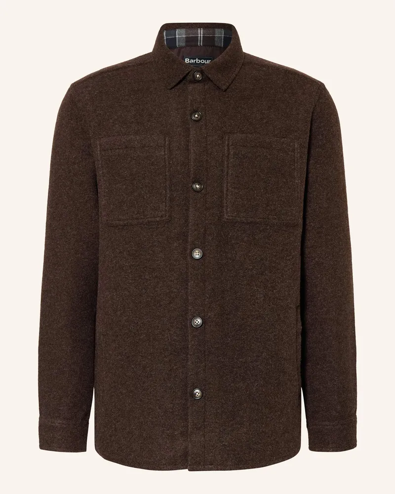 Barbour Overjacket braun Dunkelbraun