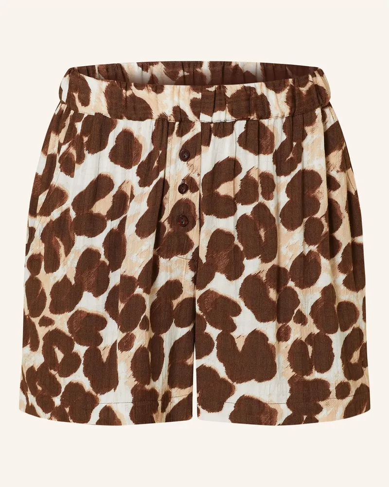 FEMILET Schlafshorts LAYLA Braun