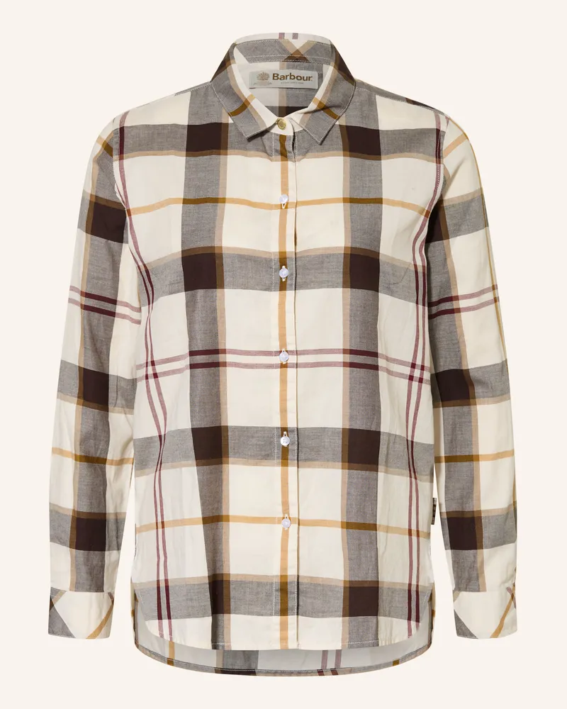 Barbour Hemdbluse Moorland weiss Ecru