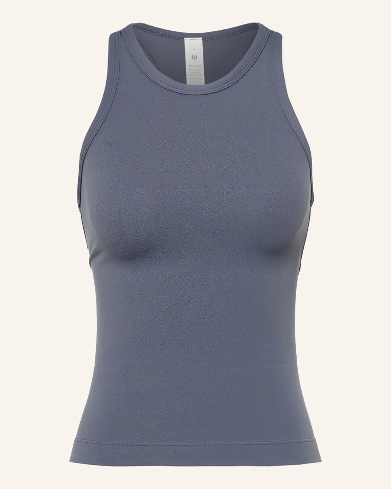 LULULEMON Funktionstop Align™ Waist-Length Racerback lila Blaugrau