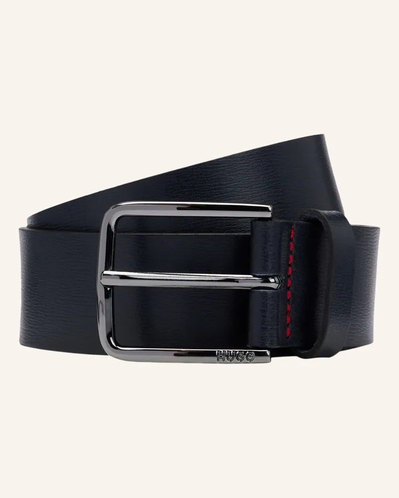 HUGO BOSS Business Gürtel Gerik_Sz35 blau Dunkelblau