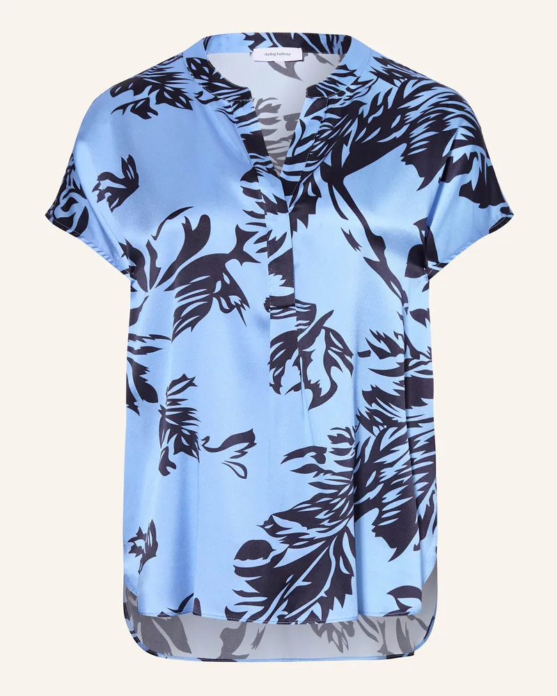 Darling Harbour Blusenshirt Aus Seide blau Hellblau