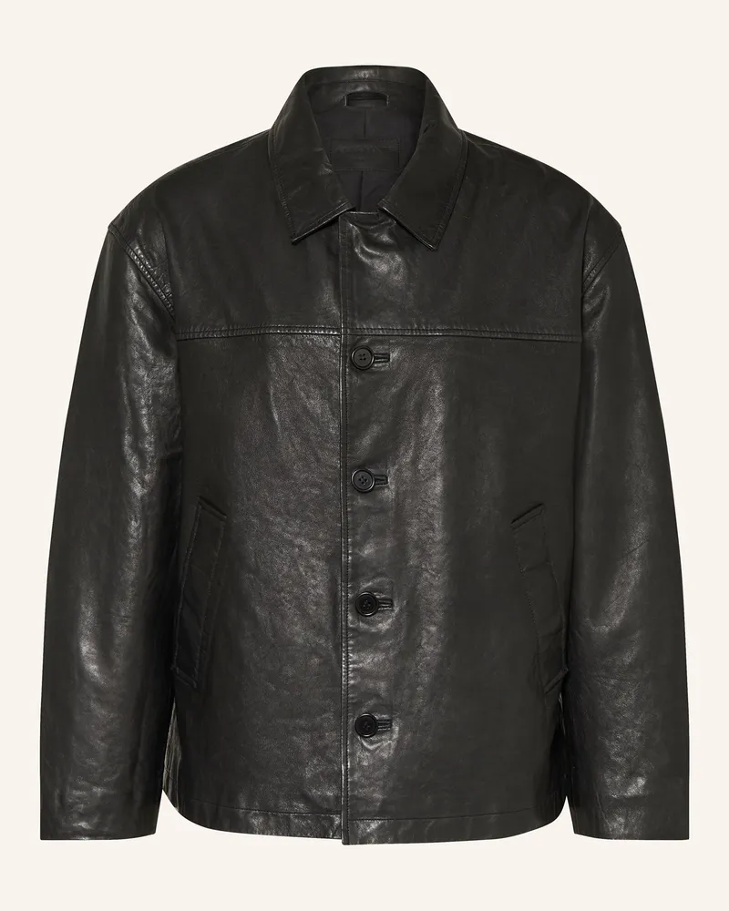 AllSaints Lederjacke BRADWELL Schwarz