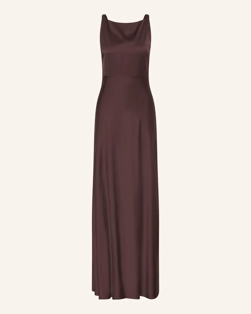 Liu Jo Satinkleid braun Dunkelbraun