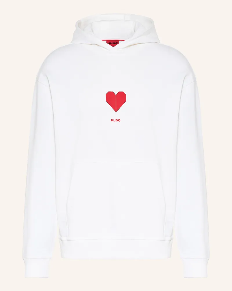 HUGO BOSS Hoodie Dalentinos weiss Weiss