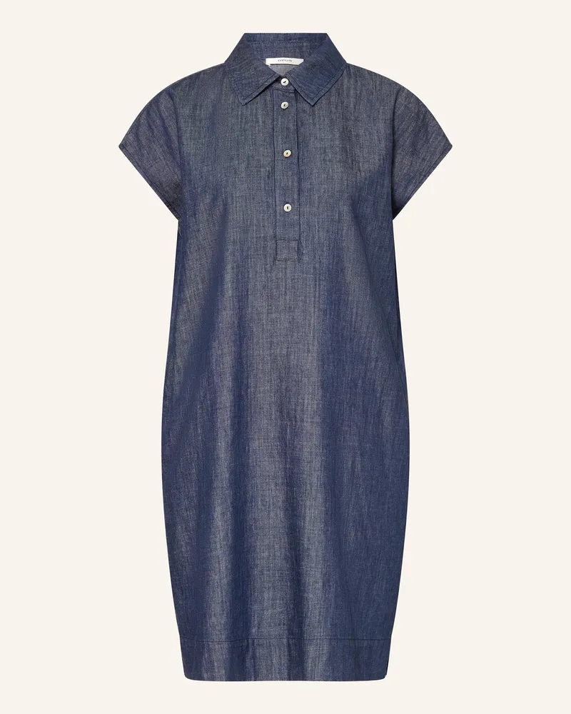 OPUS Kleid Wellja In Jeansoptik blau 70259