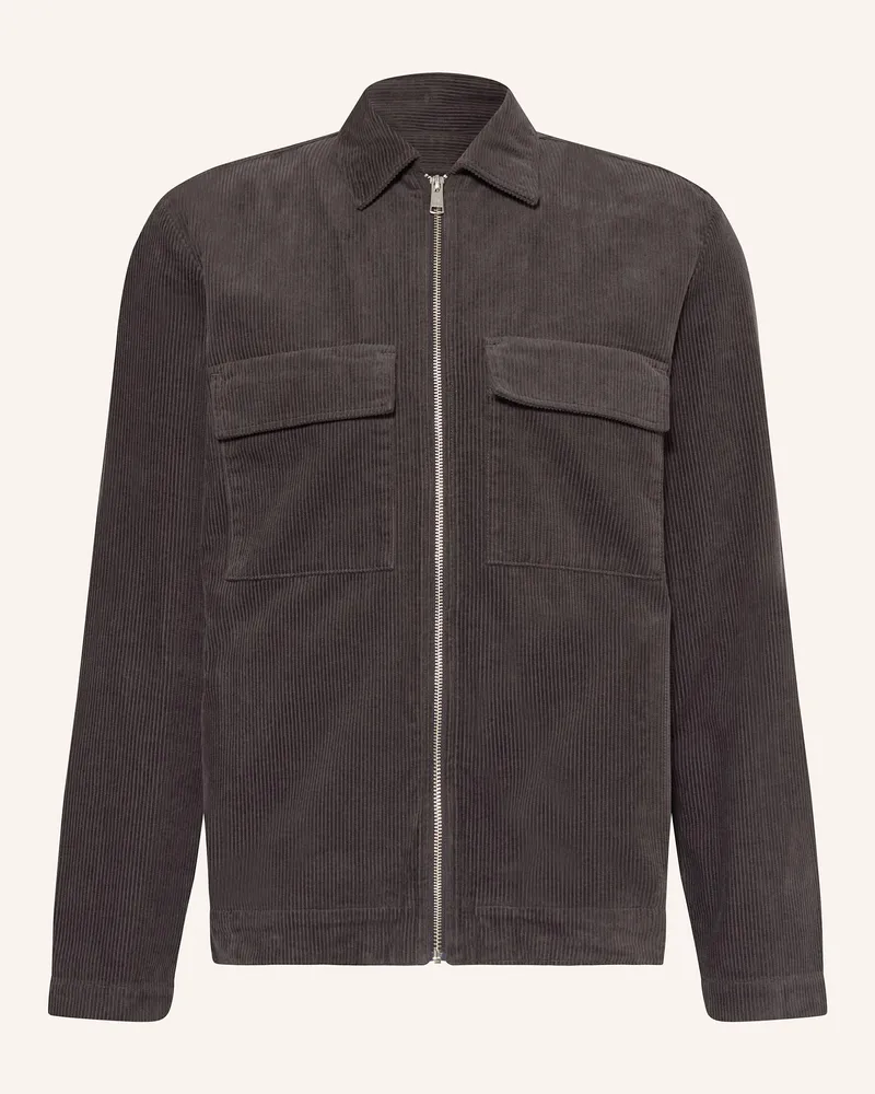 Marc O'Polo Cord-Overjacket Dunkelgrau