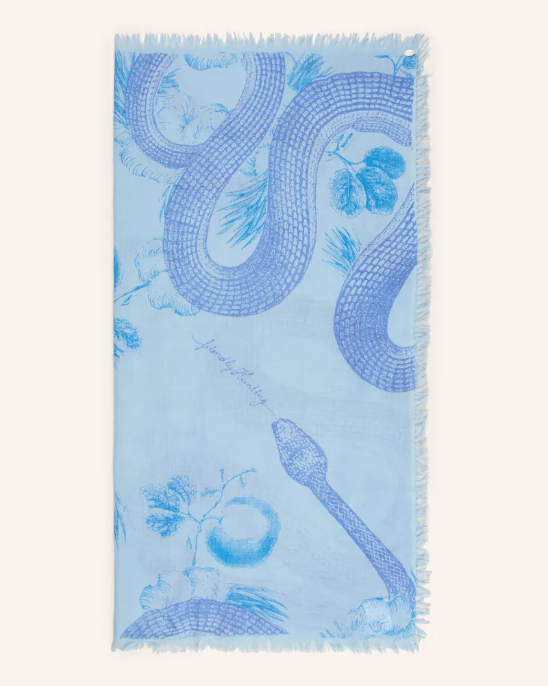 Friendly Hunting Cashmere-Tuch blau Hellblau