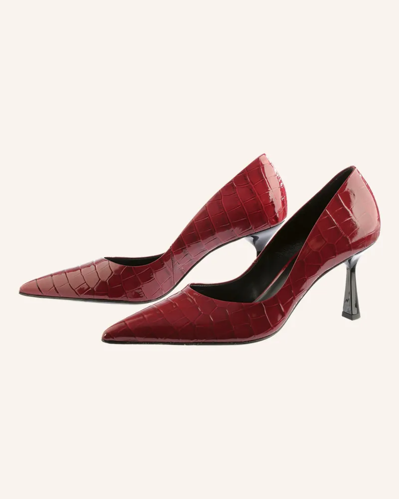 Högl Lack-Pumps Dunkelrot