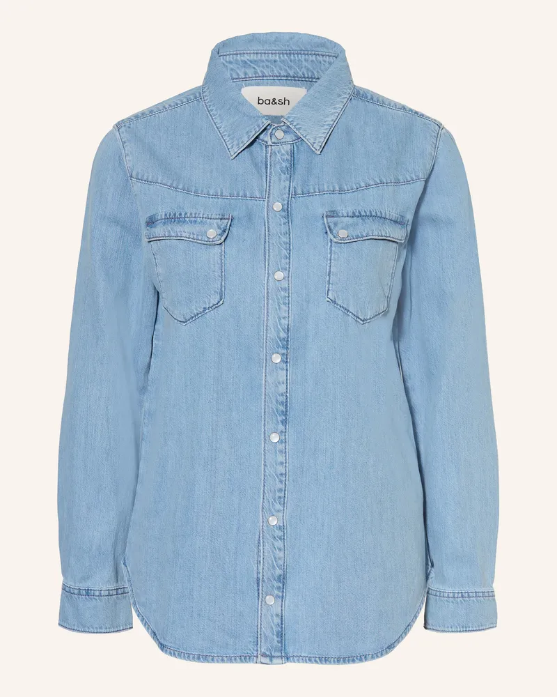 ba&sh Jeansbluse ADALI Hellblau