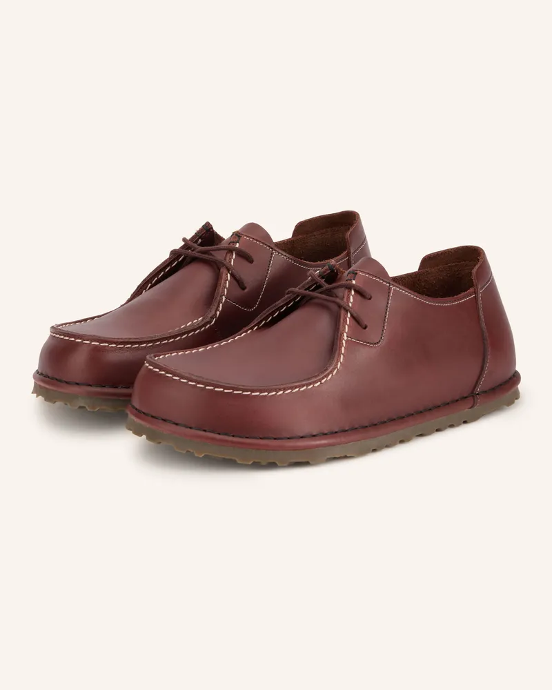Birkenstock Schnürer Utti Lace Workwear Lena Rust braun Dunkelbraun