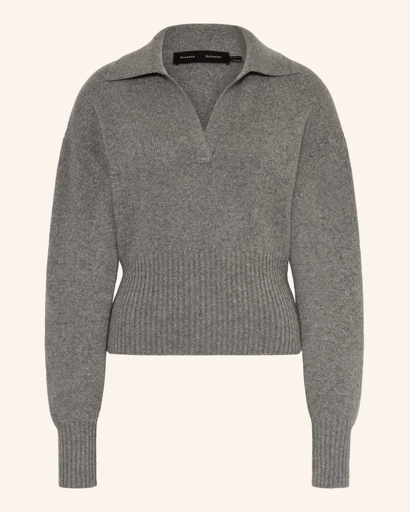 Proenza Schouler Cashmere-Pullover JEANNE Grau