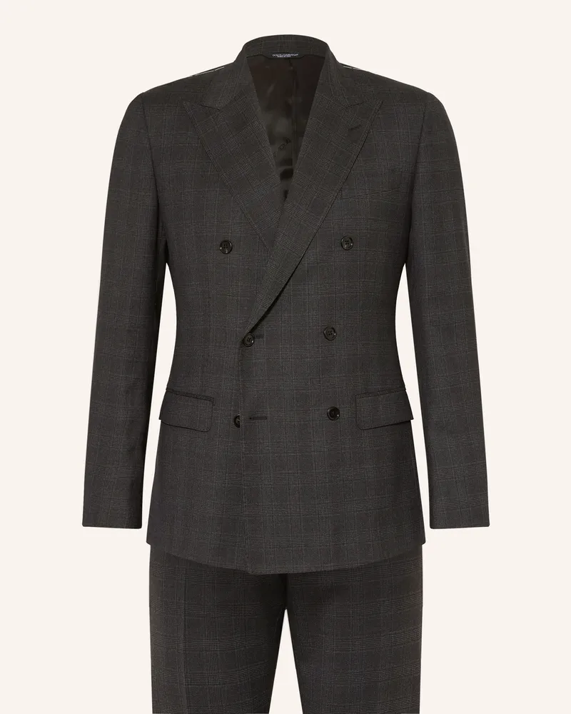 Dolce & Gabbana Anzug Extra Slim Fit schwarz Dunkelgrau