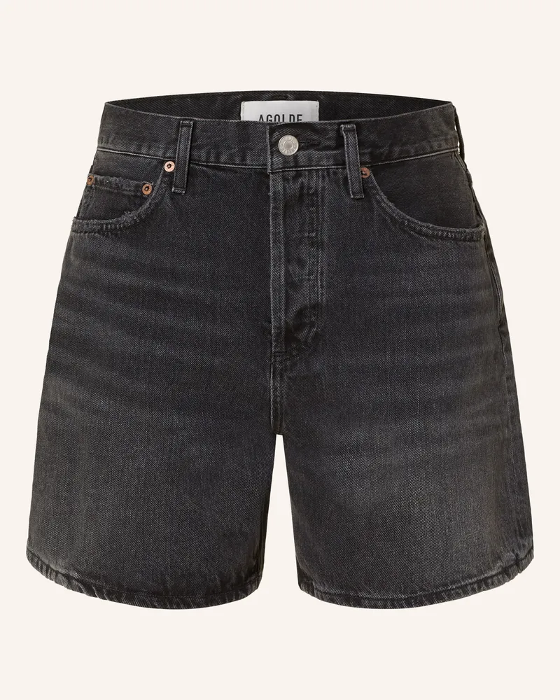 AGOLDE Jeansshorts blau Hitch