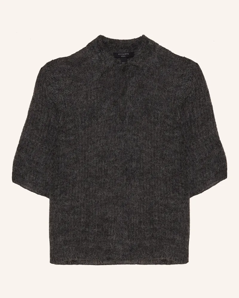 AllSaints Strickshirt Anabel Mit Mohair grau Dunkelgrau
