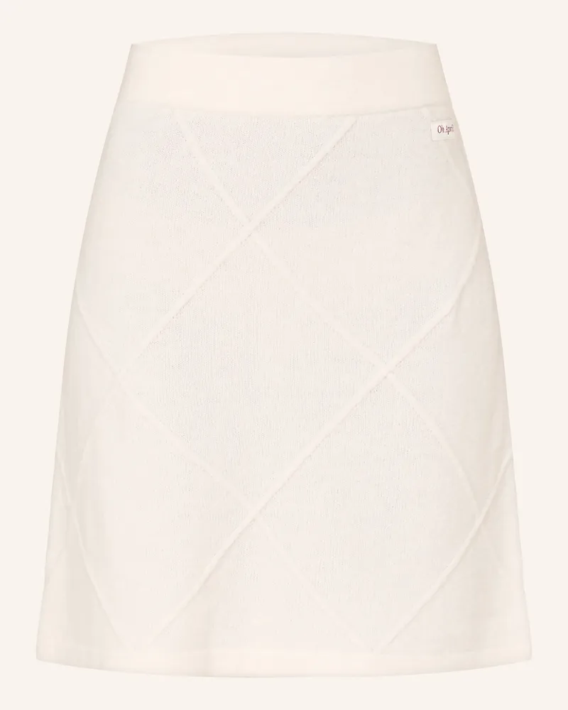 OH APRIL Strickrock May beige Ecru