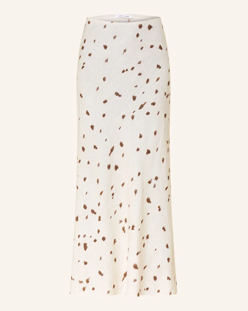 Samsøe & Samsøe Leinenrock Saagneta weiss Ecru