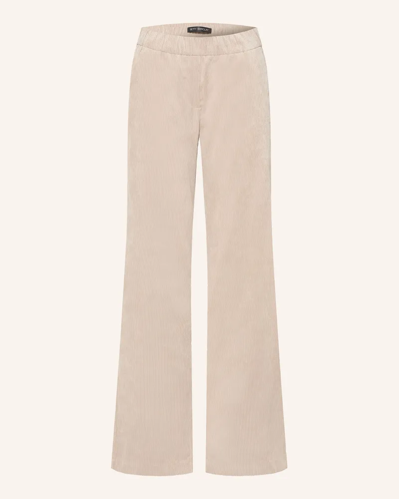 Betty Barclay Marlenehose Aus Cord beige Beige