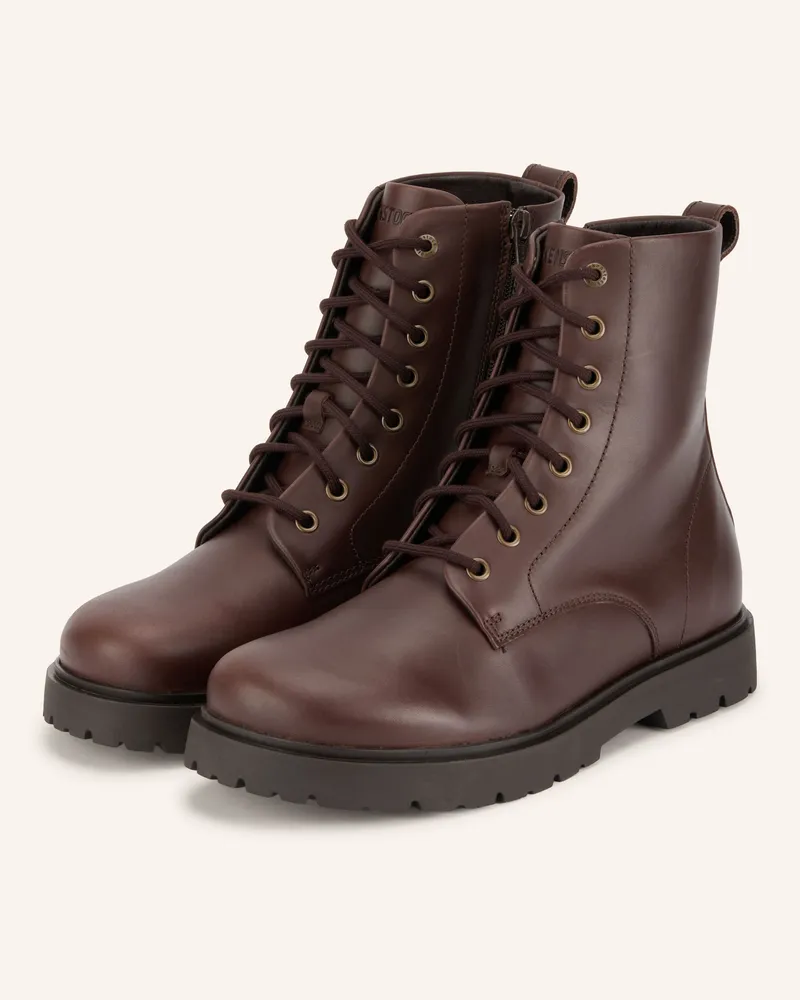 Birkenstock Schnürboots Highwood Mid Lace braun Dunkelbraun