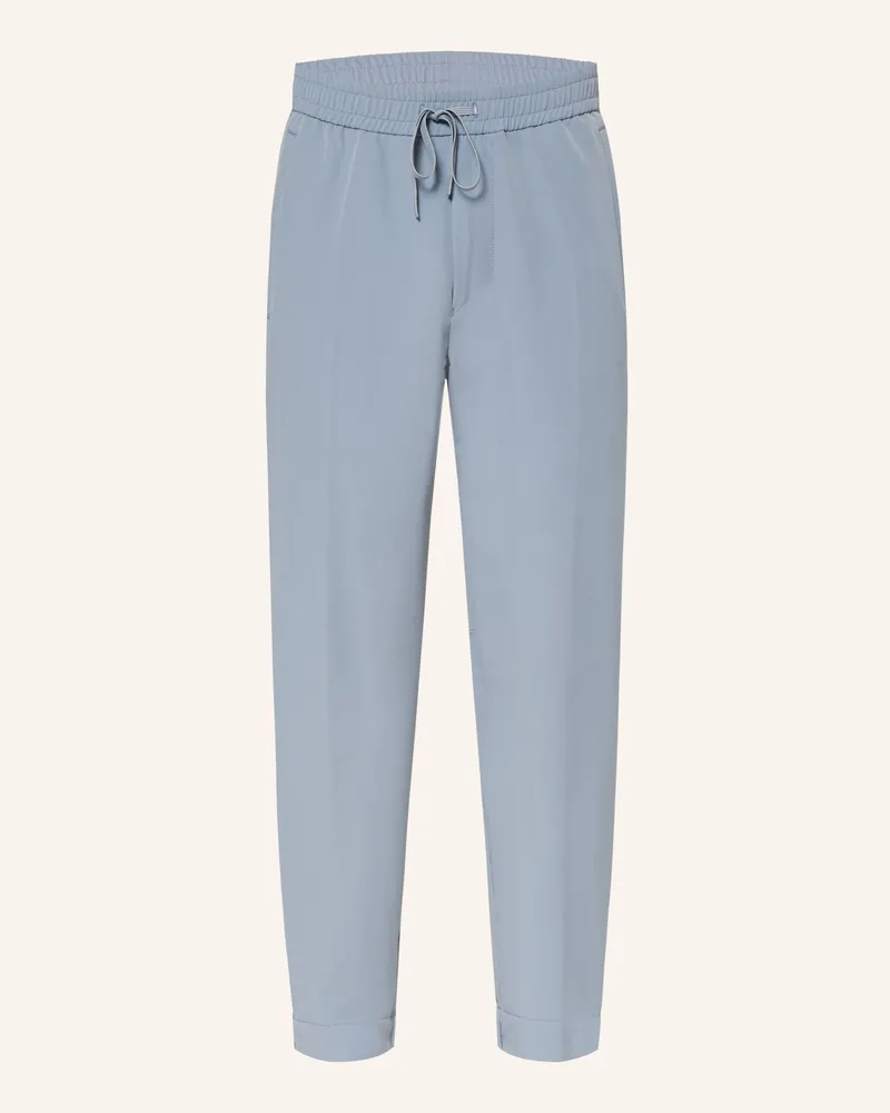 HUGO BOSS Chino Flex Tapered Fit grau Blaugrau