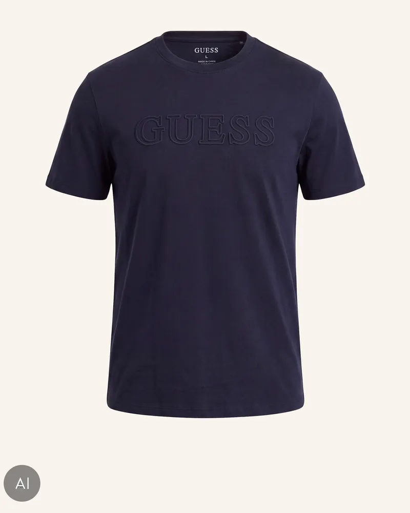 Guess T-Shirt blau Dunkelblau