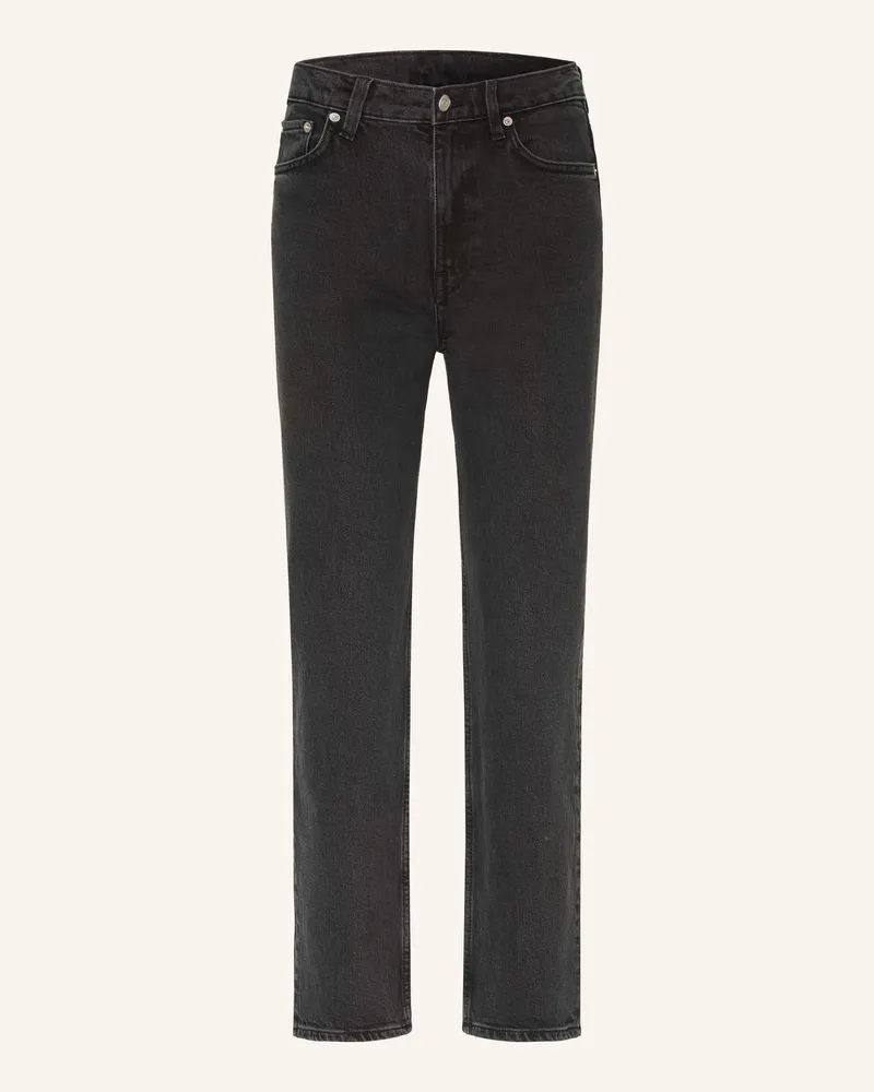 Arket Cropped Jeans schwarz 026