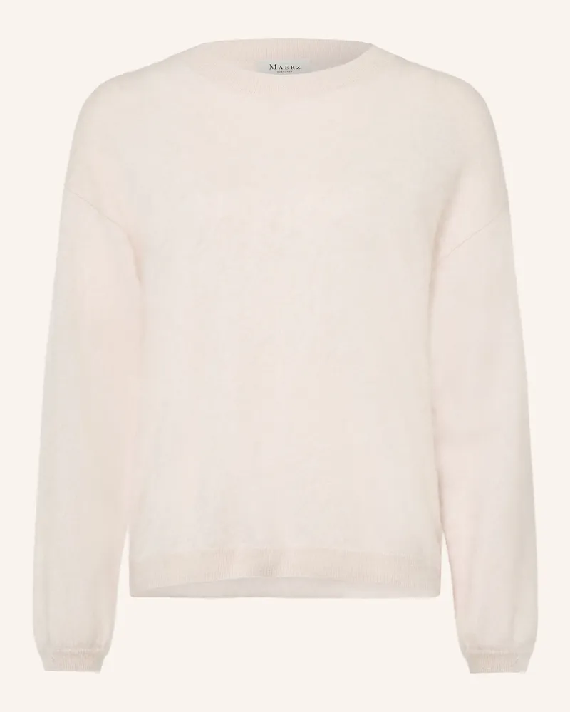 Maerz Cashmere-Pullover beige Creme