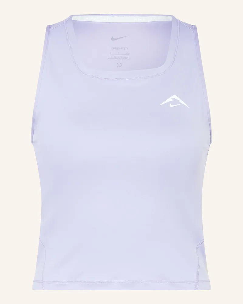 Nike Lauftop Trail Dri-Fit lila Helllila