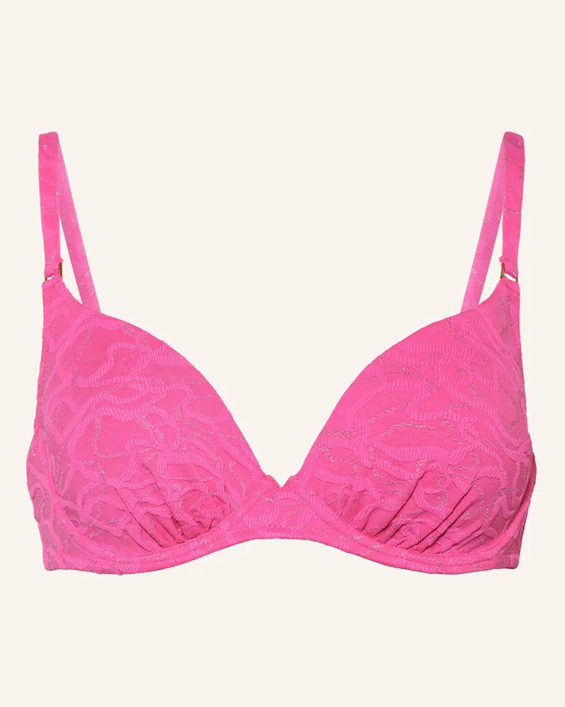 watercult Bügel-Bikini-Top SUPERNOVA mit Glitzergarn Pink