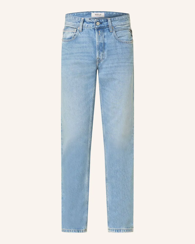 Replay Jeans Grover Straight Fit blau 010