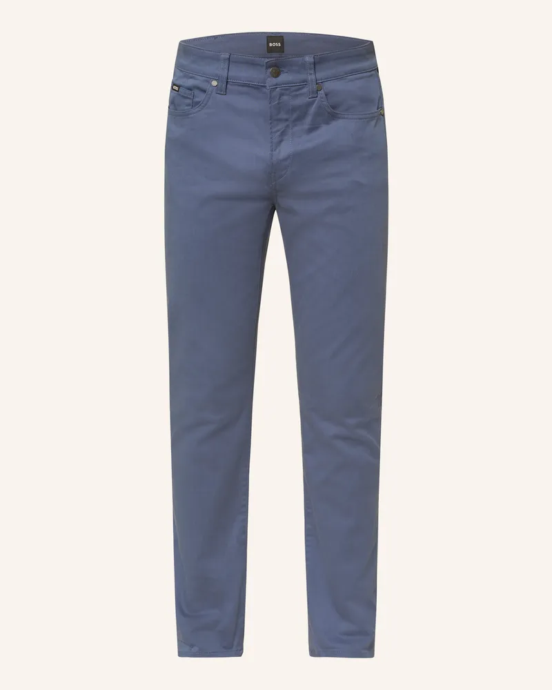 HUGO BOSS Hose DELAWARE Slim Fit Blaugrau