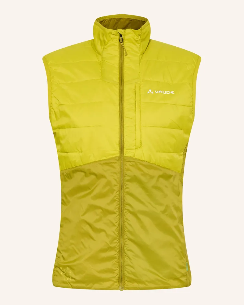 Vaude Funktionsweste Freney Iv gruen Gelb