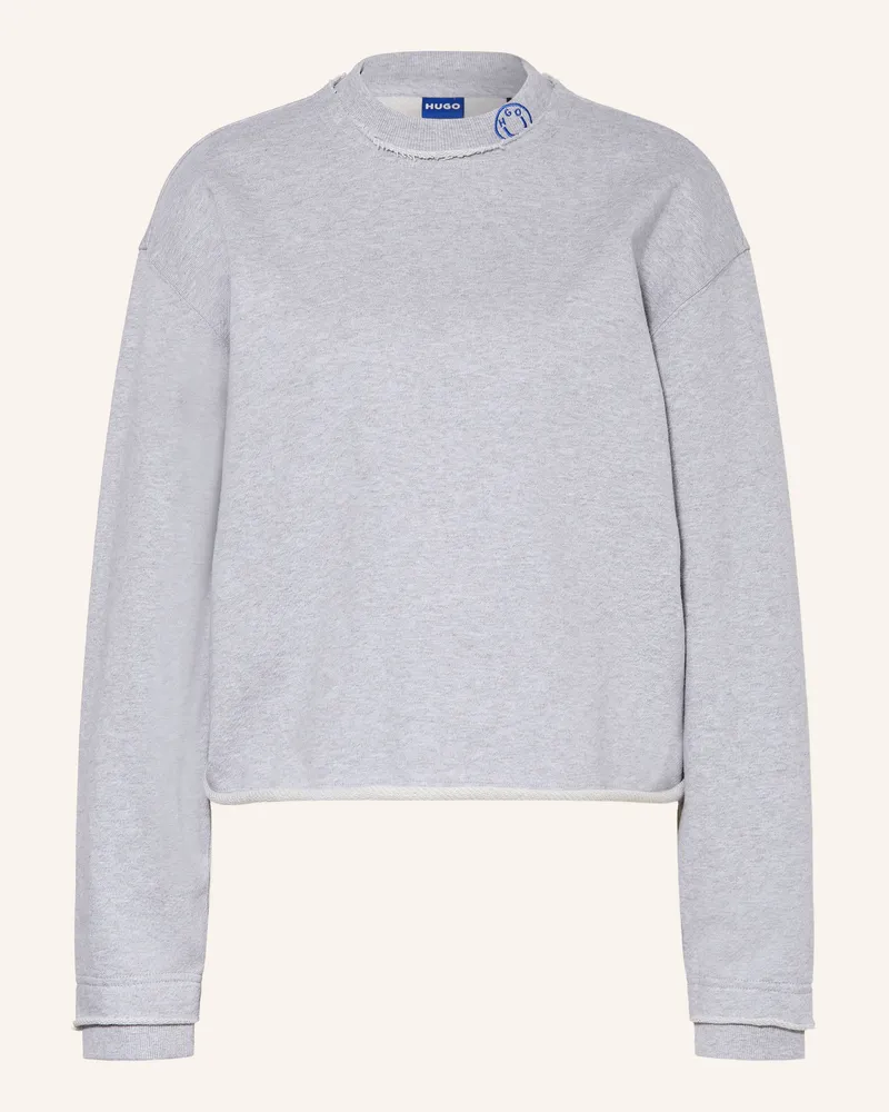 HUGO BOSS Sweatshirt DISMUDGE Hellgrau