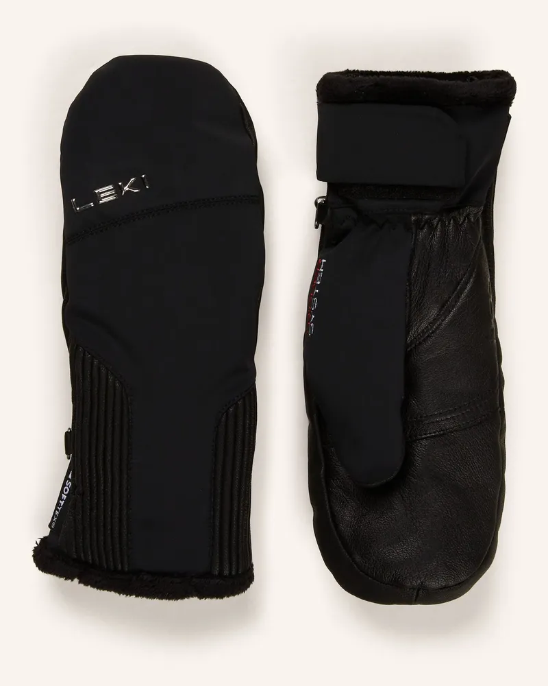 Leki Skihandschuhe Vallarta 3d schwarz Schwarz