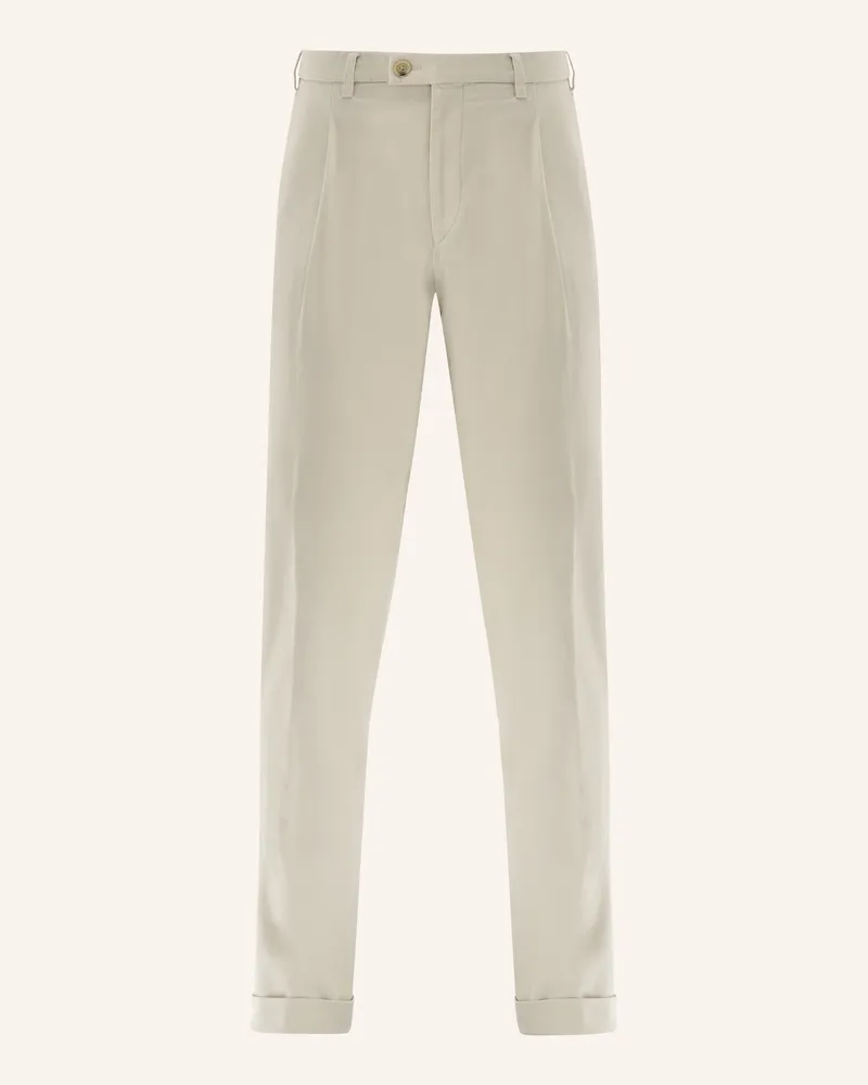 van Laack Hose Slim Fit braun Beige