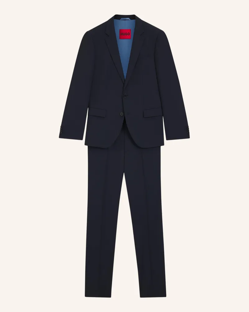 HUGO BOSS Business Anzug HENRY/GETLIN231X Slim Fit Dunkelblau