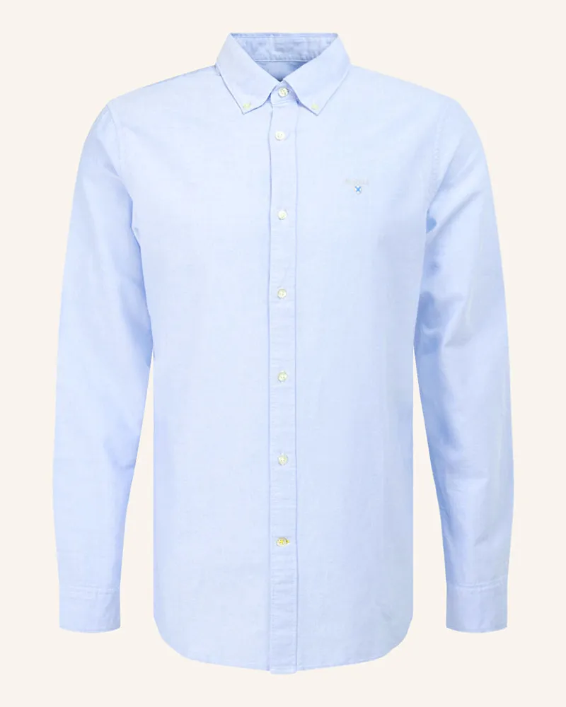 Barbour Hemd Oxtown Tailored Fit blau Hellblau