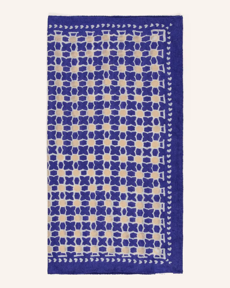 Puschoen Cashmere-Tuch blau Blau