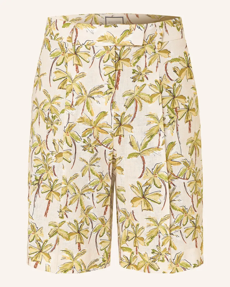 SEDUCTIVE  Shorts Chrissy Mit Leinen beige Beige