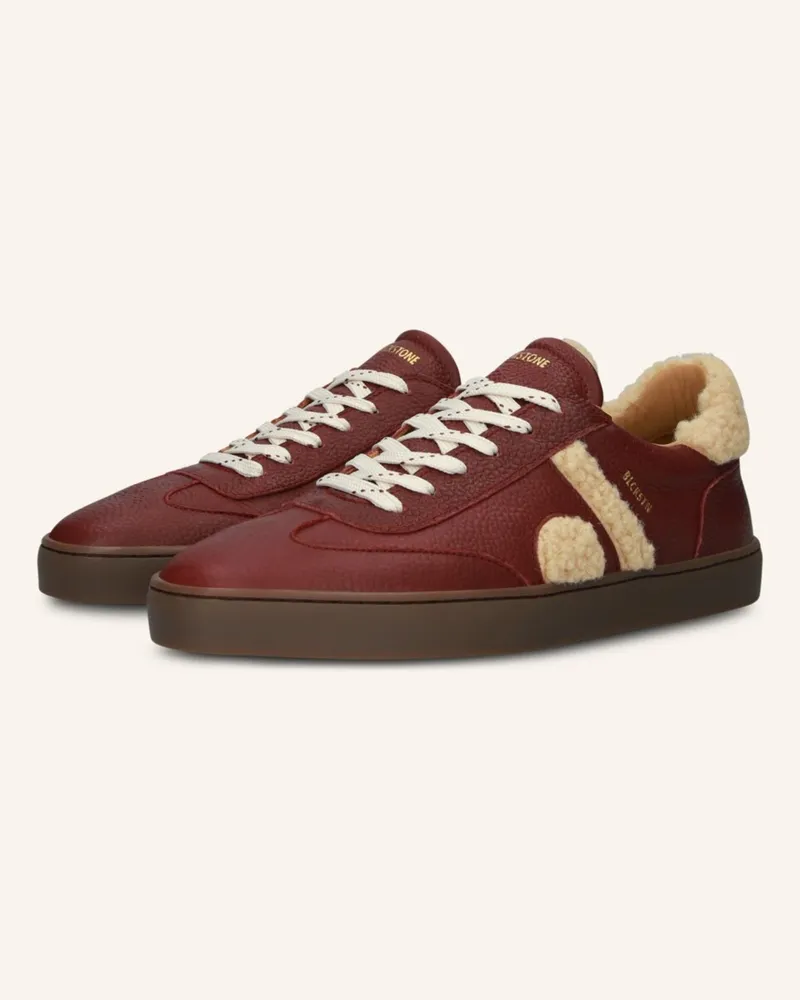 Blackstone Sneaker rot Dunkelrot