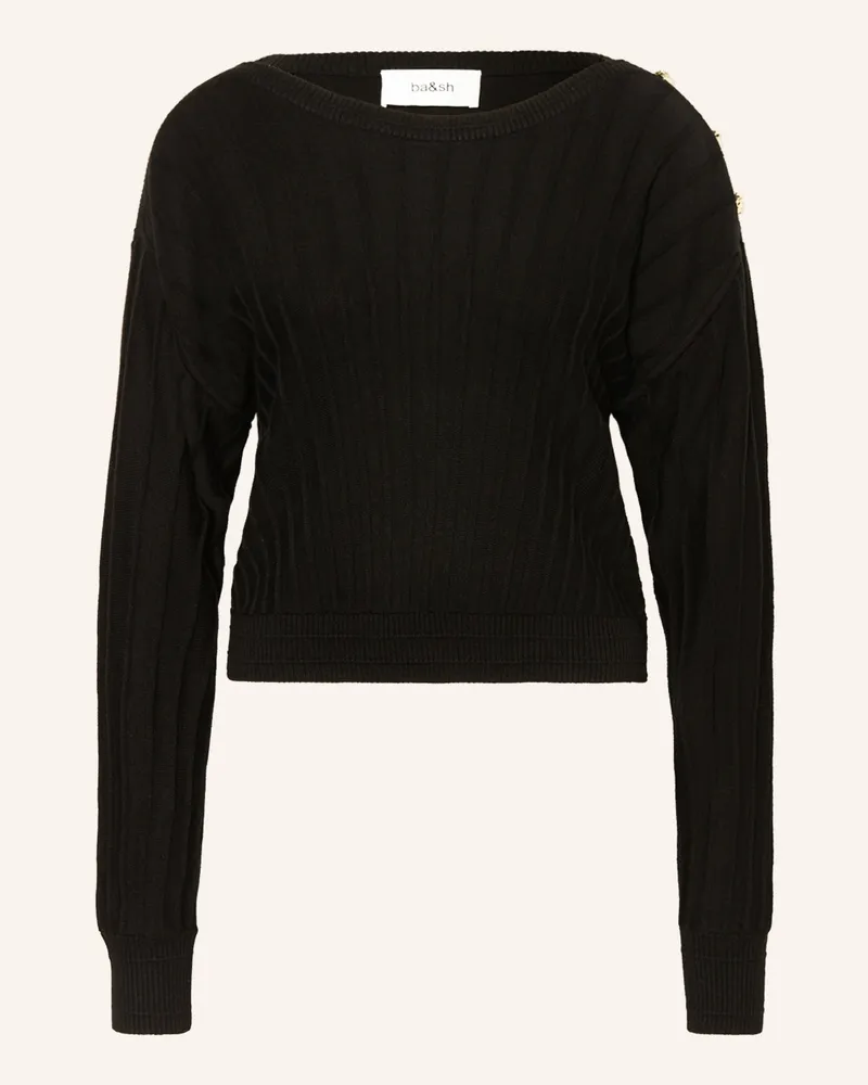 ba&sh Pullover Jynx schwarz Schwarz