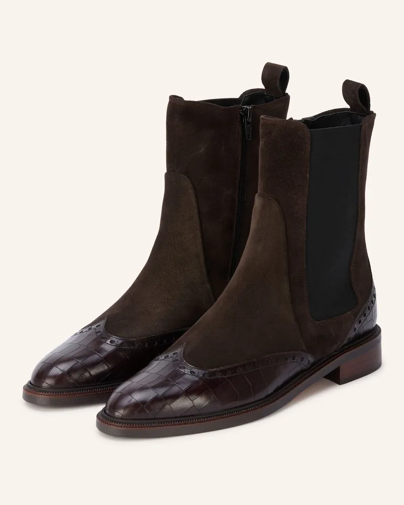 Pertini Chelsea-Boots braun Dunkelbraun