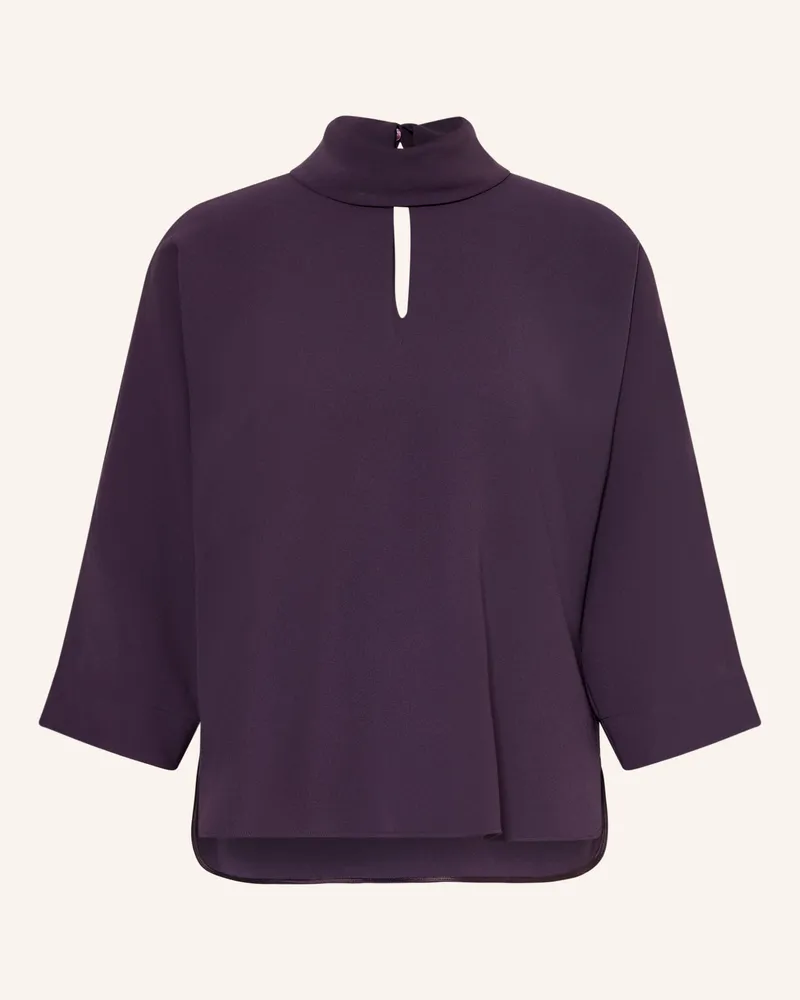 Luisa Cerano Blusenshirt Mit 3/4-Arm Und Cut-Out lila Dunkellila