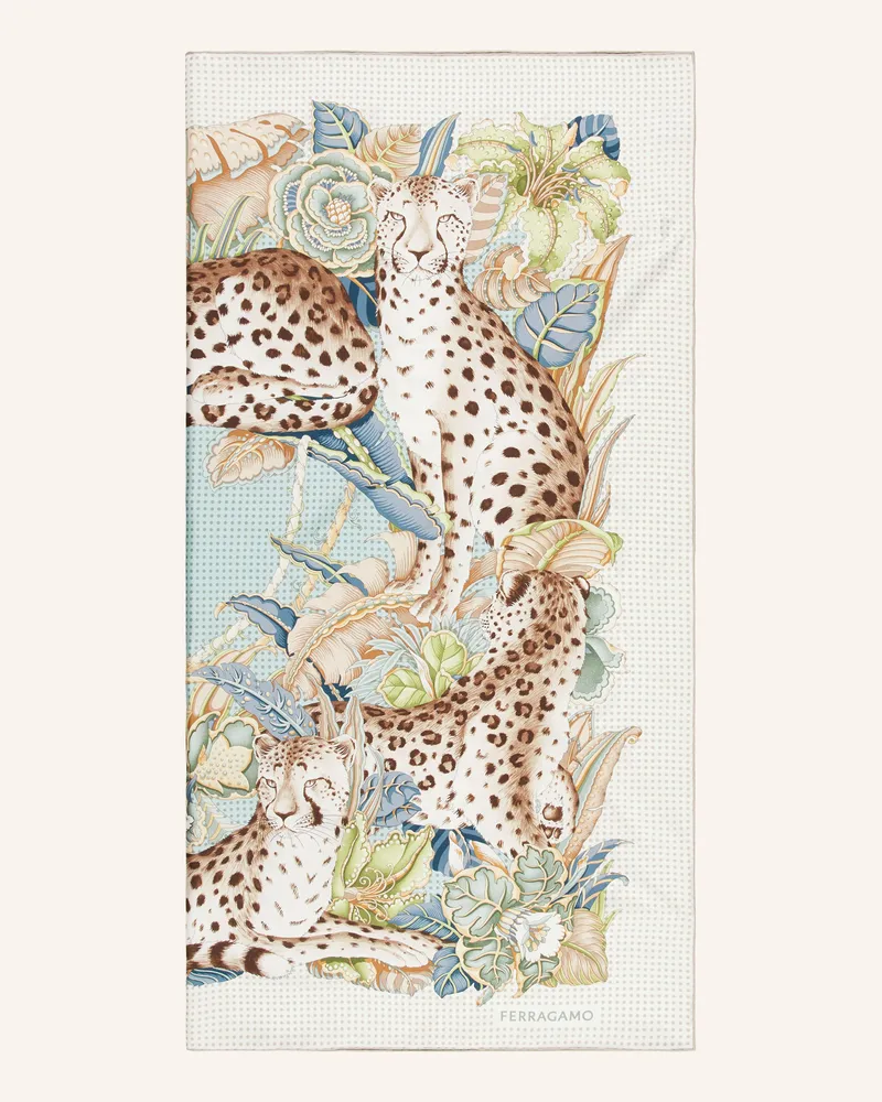 Ferragamo Seidentuch Creme