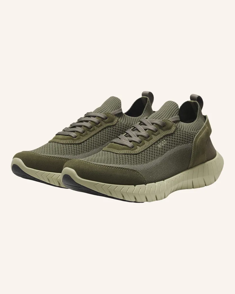 HUGO BOSS Trainers Boss-Motion_Slon_Bkn gruen Dunkelgrün