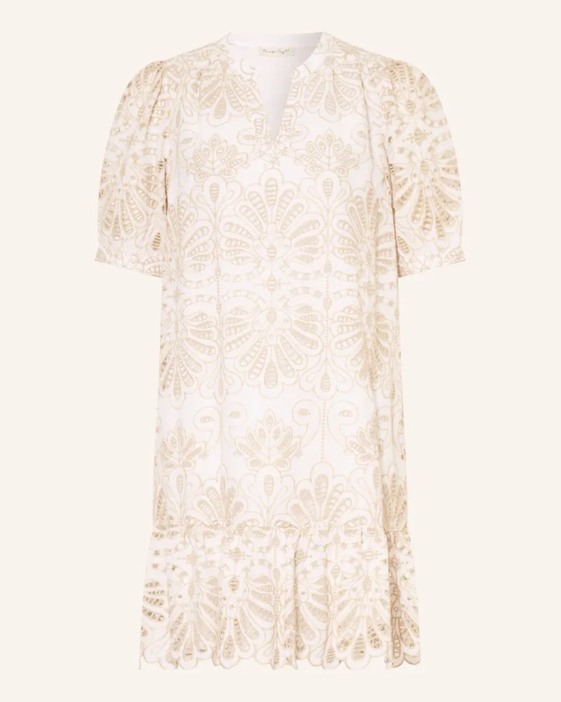 Phase Eight Kleid Liliana Aus Lochspitze Mit Rüschen beige Beige